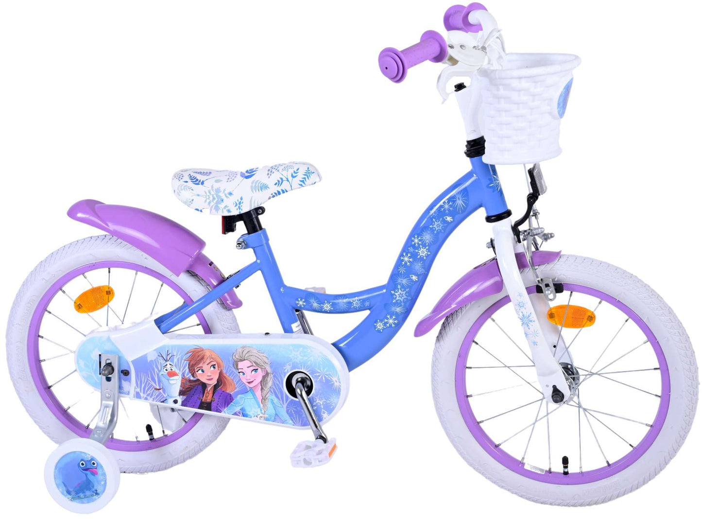 Disney Frozen 2 Kinderfiets - Meisjes - 16 inch - Blauw/Paars