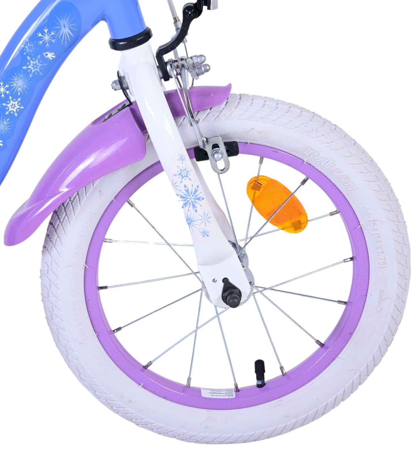 Disney Frozen 2 Kinderfiets - Meisjes - 14inch - Blauw/Paars