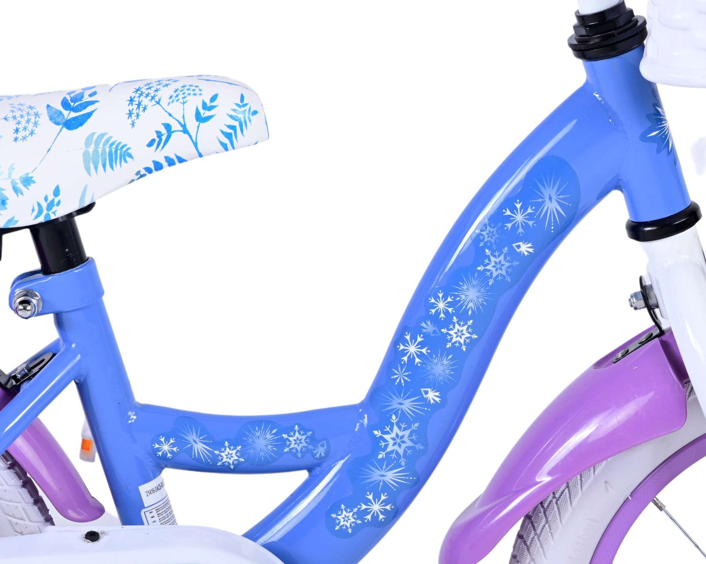 Disney Frozen 2 Kinderfiets - Meisjes - 14inch - Blauw/Paars