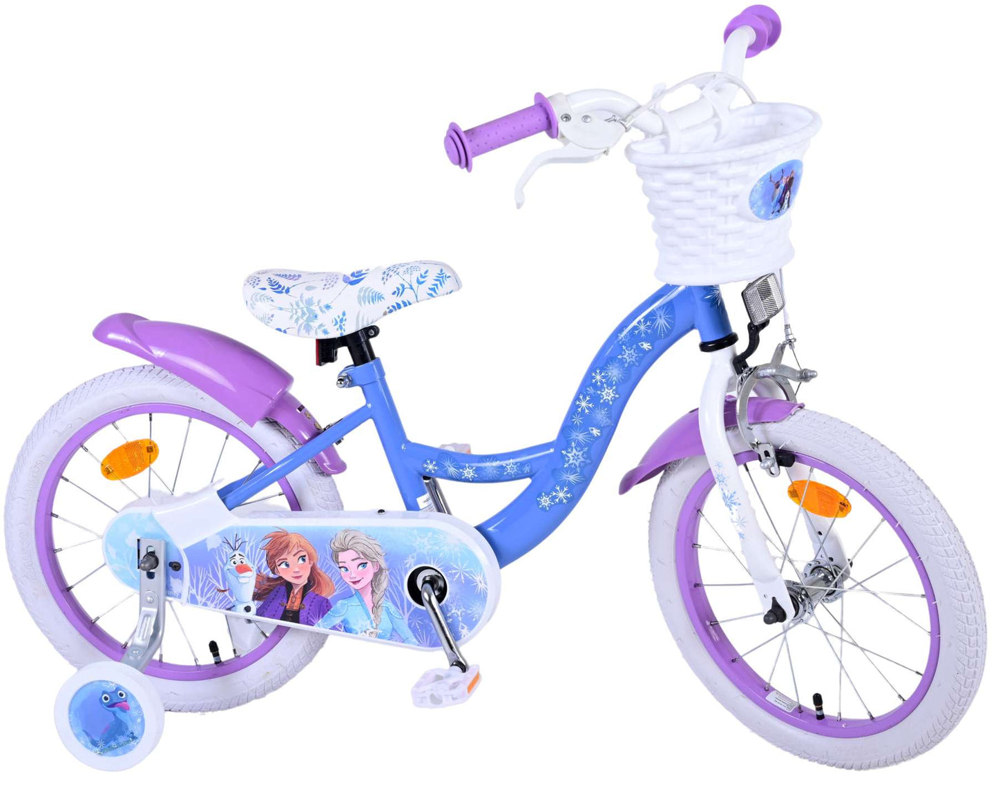 Disney Frozen 2 Kinderfiets - Meisjes - 16 inch - Blauw/Paars