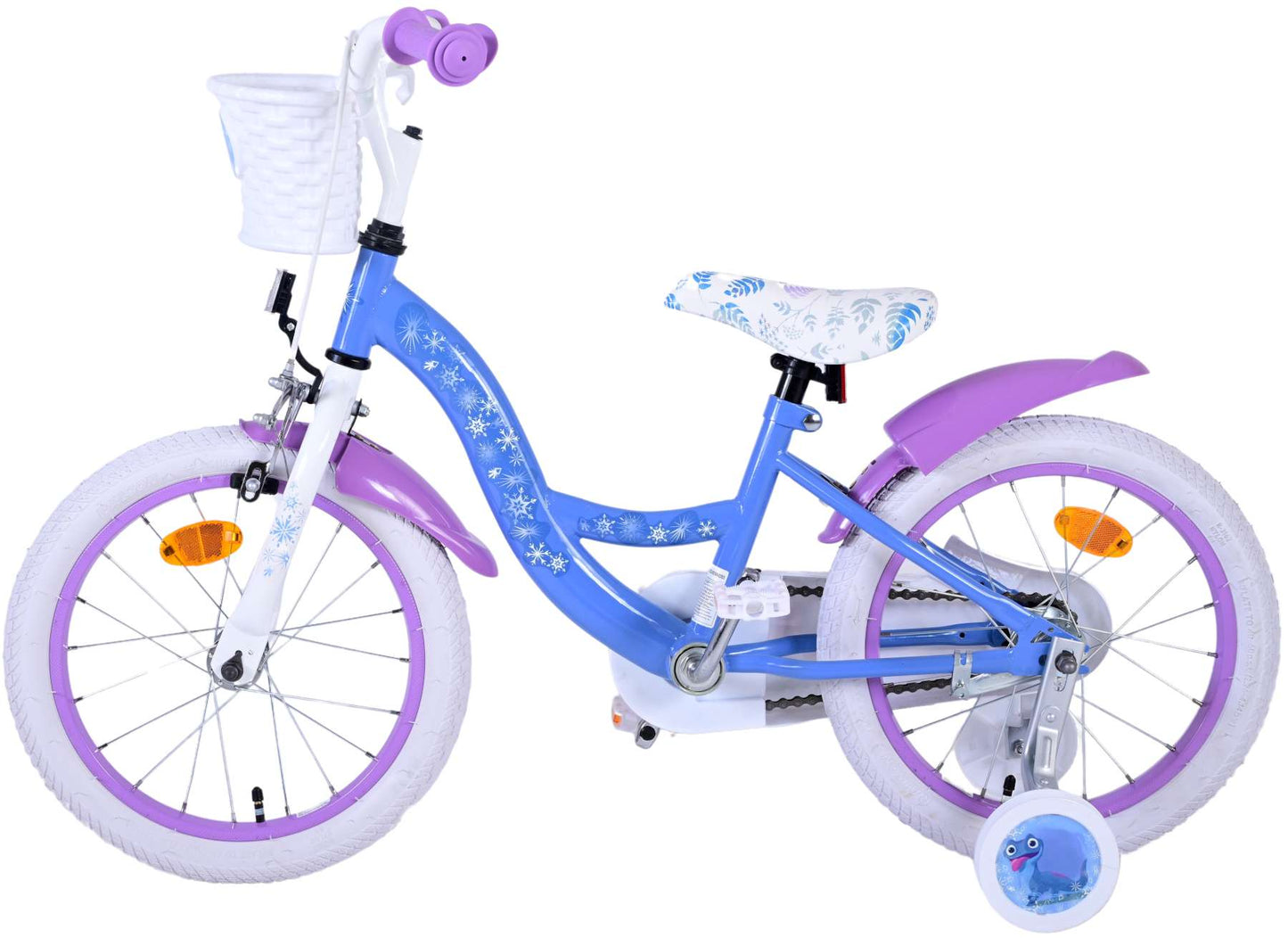 Disney Frozen 2 Kinderfiets - Meisjes - 16 inch - Blauw/Paars