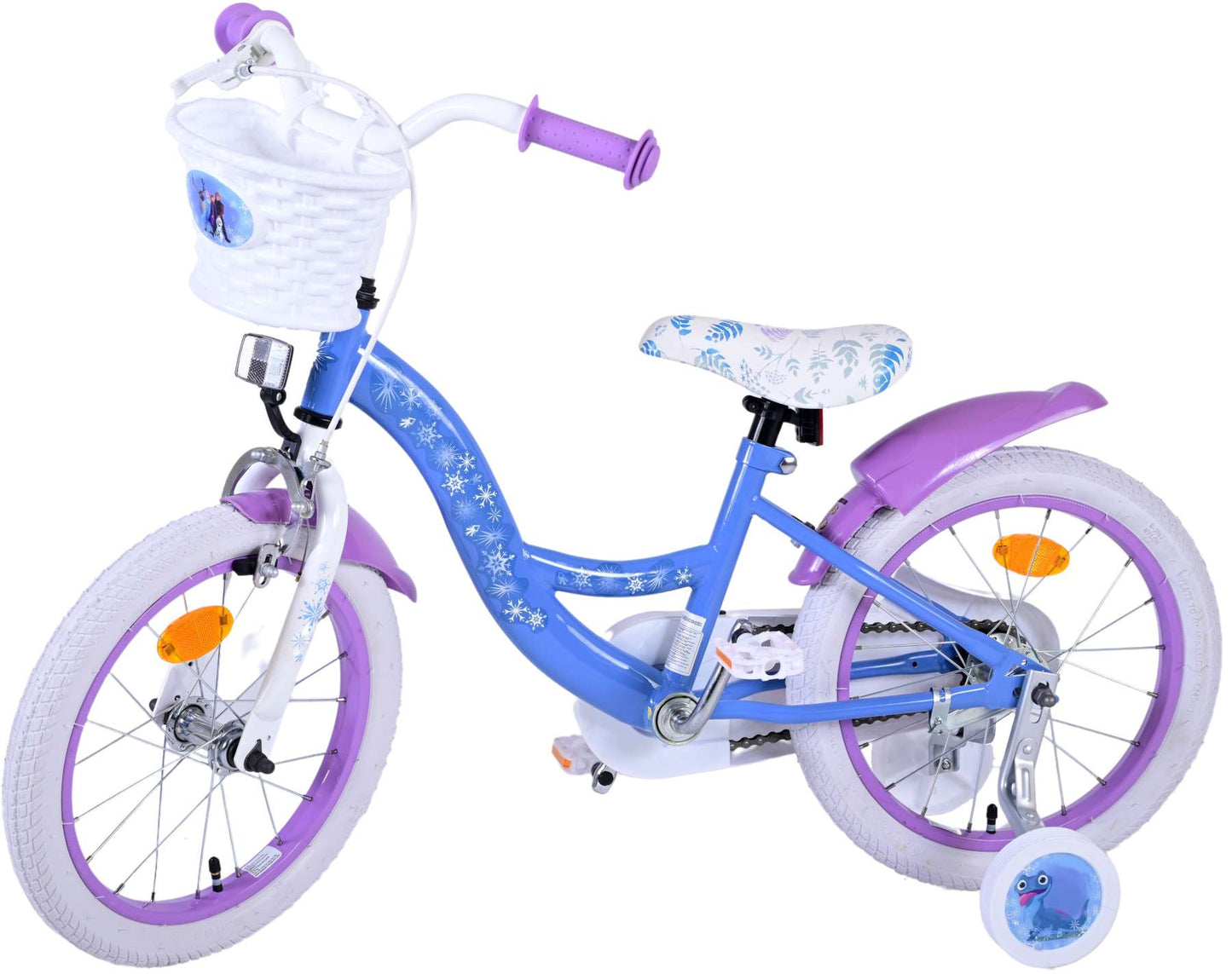 Disney Frozen 2 Kinderfiets - Meisjes - 16 inch - Blauw/Paars