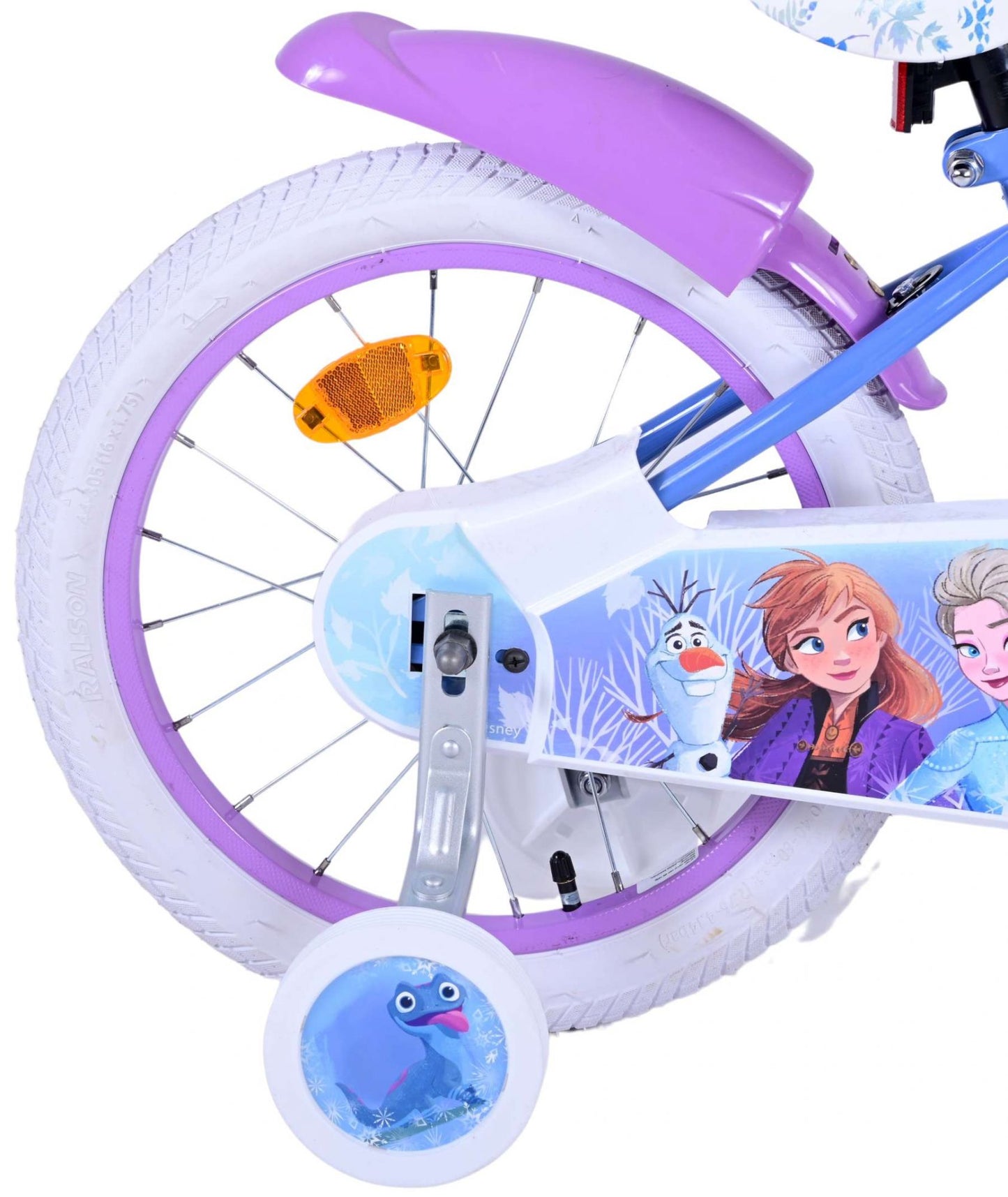 Disney Frozen 2 Kinderfiets - Meisjes - 16 inch - Blauw/Paars