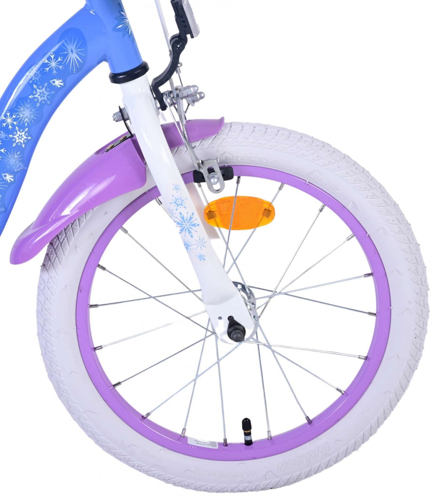 Disney Frozen 2 Kinderfiets - Meisjes - 16 inch - Blauw/Paars