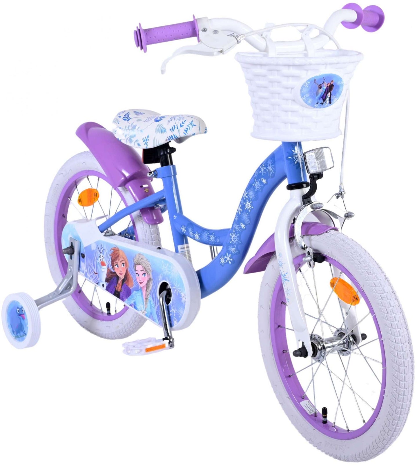 Disney Frozen 2 Kinderfiets - Meisjes - 16 inch - Blauw/Paars