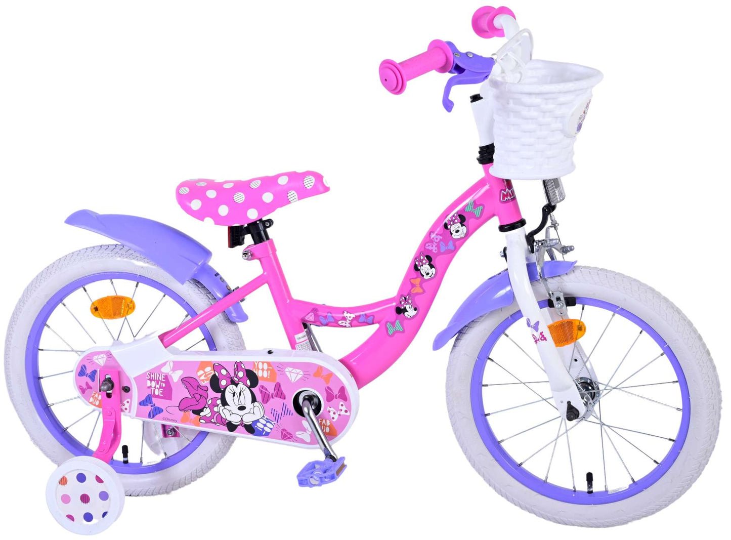 Disney Minnie Cutest Ever! Kinderfiets - Meisjes - 16 inch - Roze