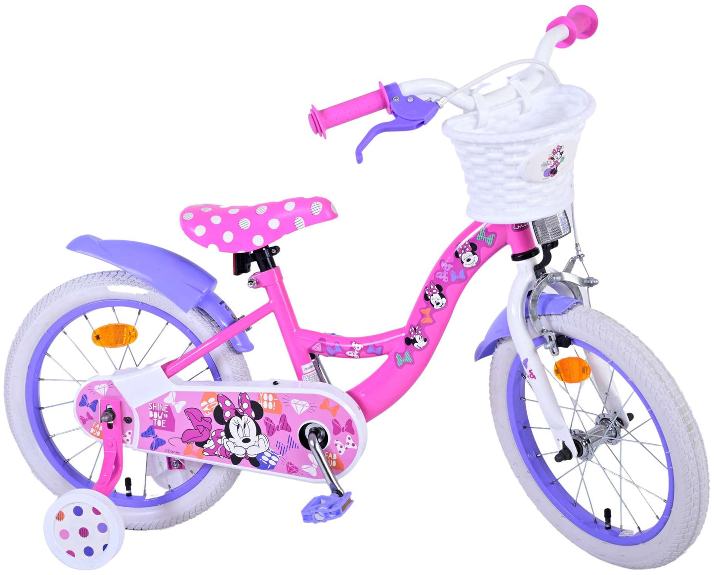 Disney Minnie Cutest Ever! Kinderfiets - Meisjes - 16 inch - Roze