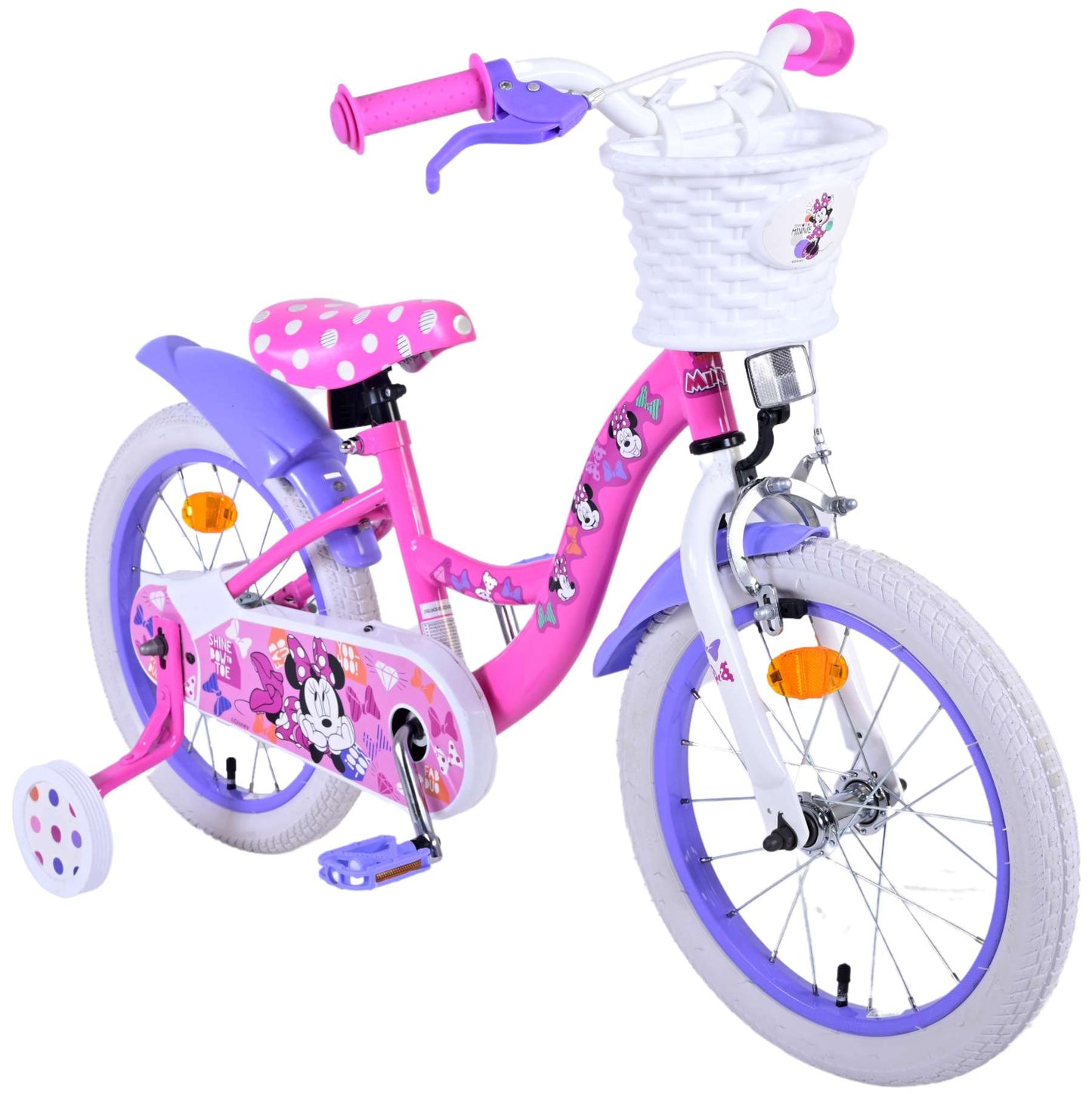 Disney Minnie Cutest Ever! Kinderfiets - Meisjes - 16 inch - Roze