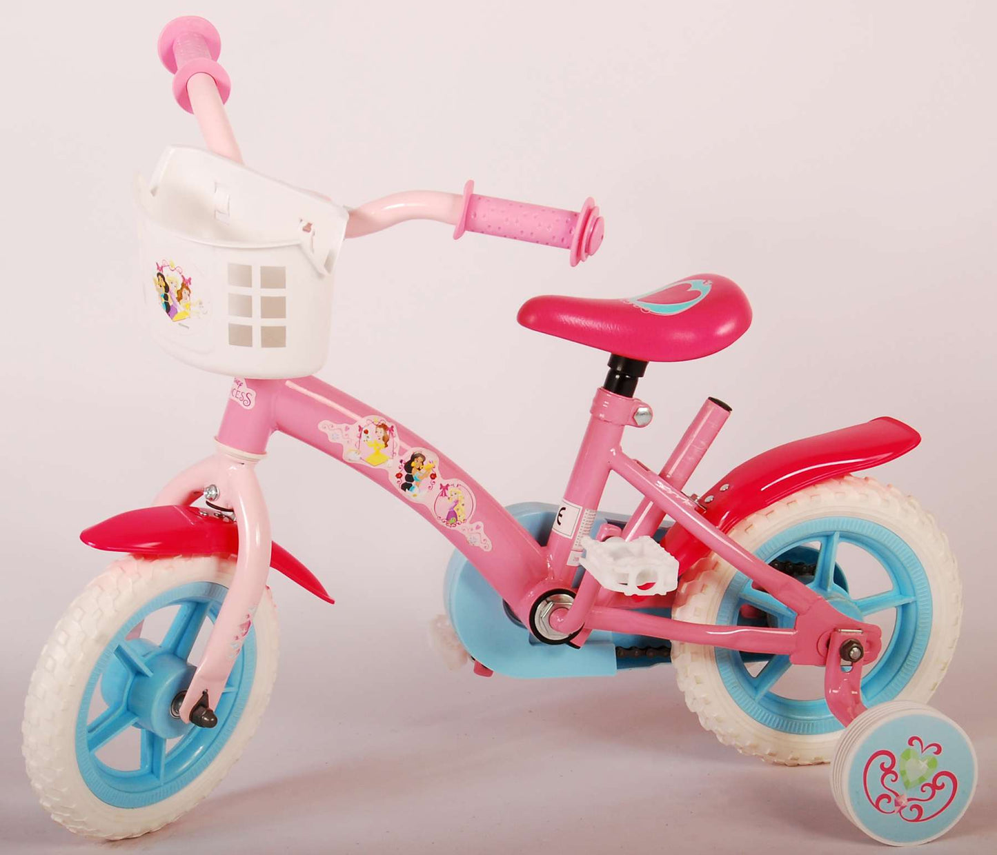 Disney Princess Kinderfiets - Meisjes - 10 inch - Roze - Doortrapper