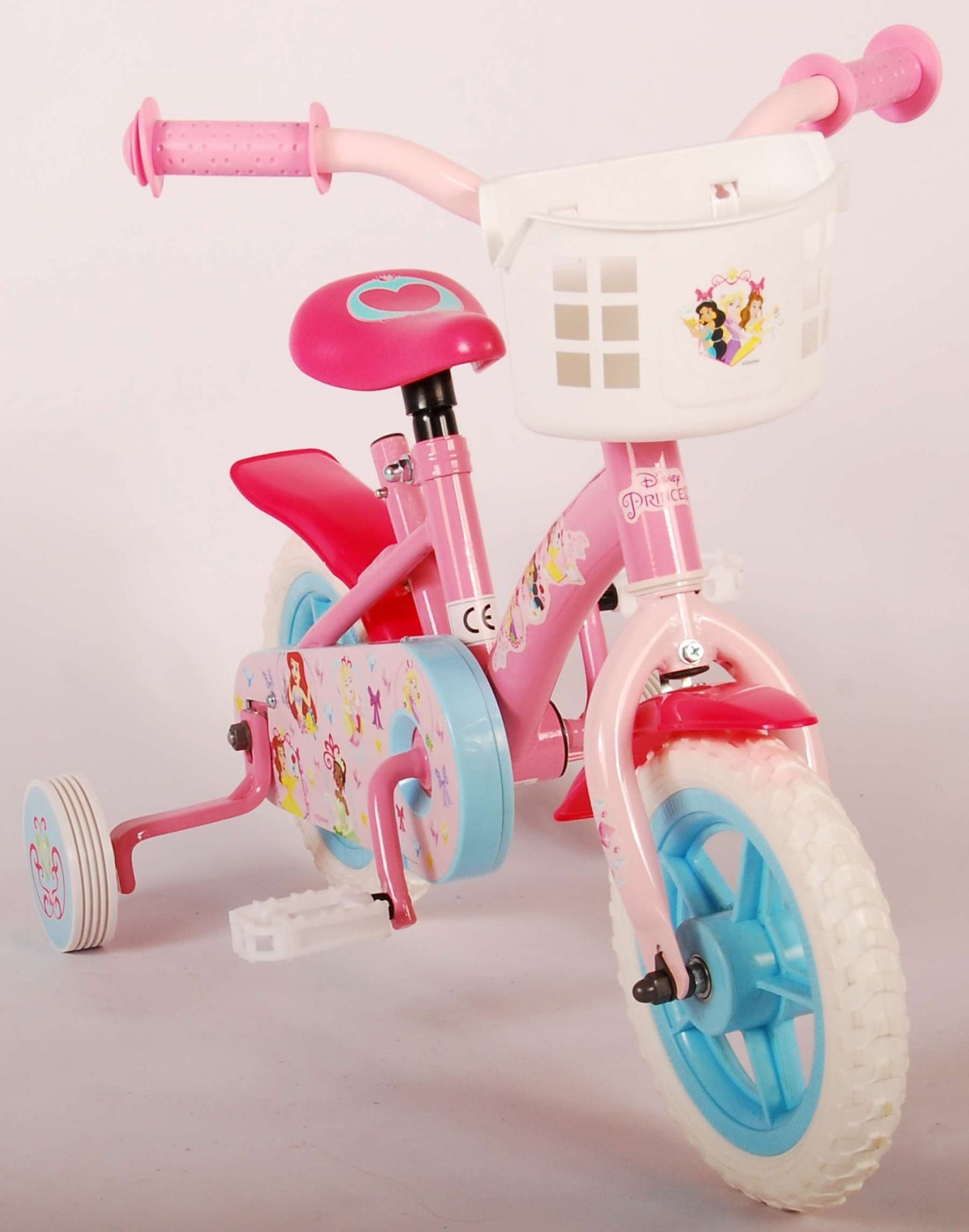 Disney Princess Kinderfiets - Meisjes - 10 inch - Roze - Doortrapper