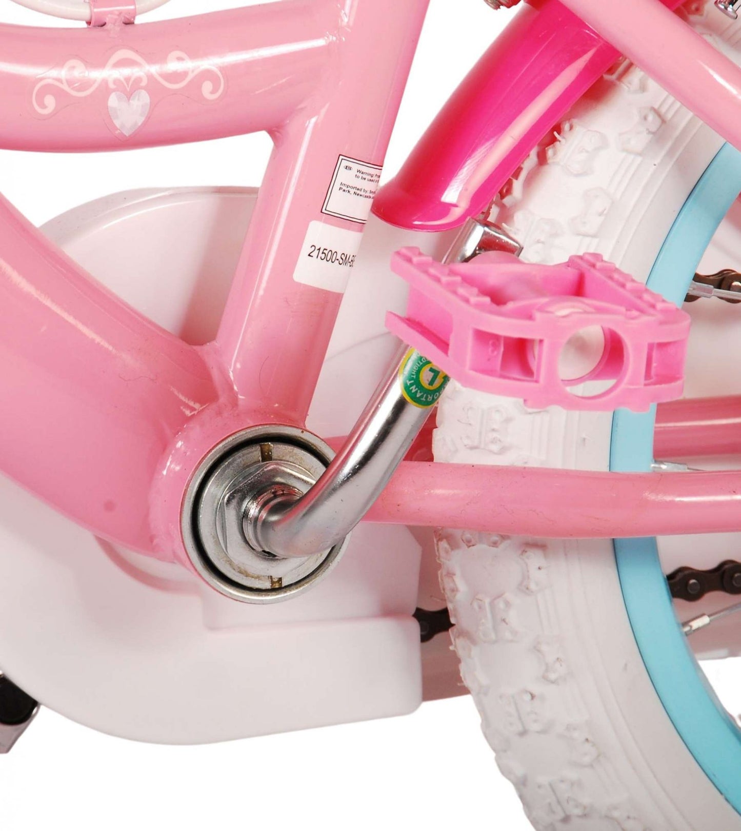 Disney Princess Kinderfiets - Meisjes - 14 inch - Roze - Twee handremmen