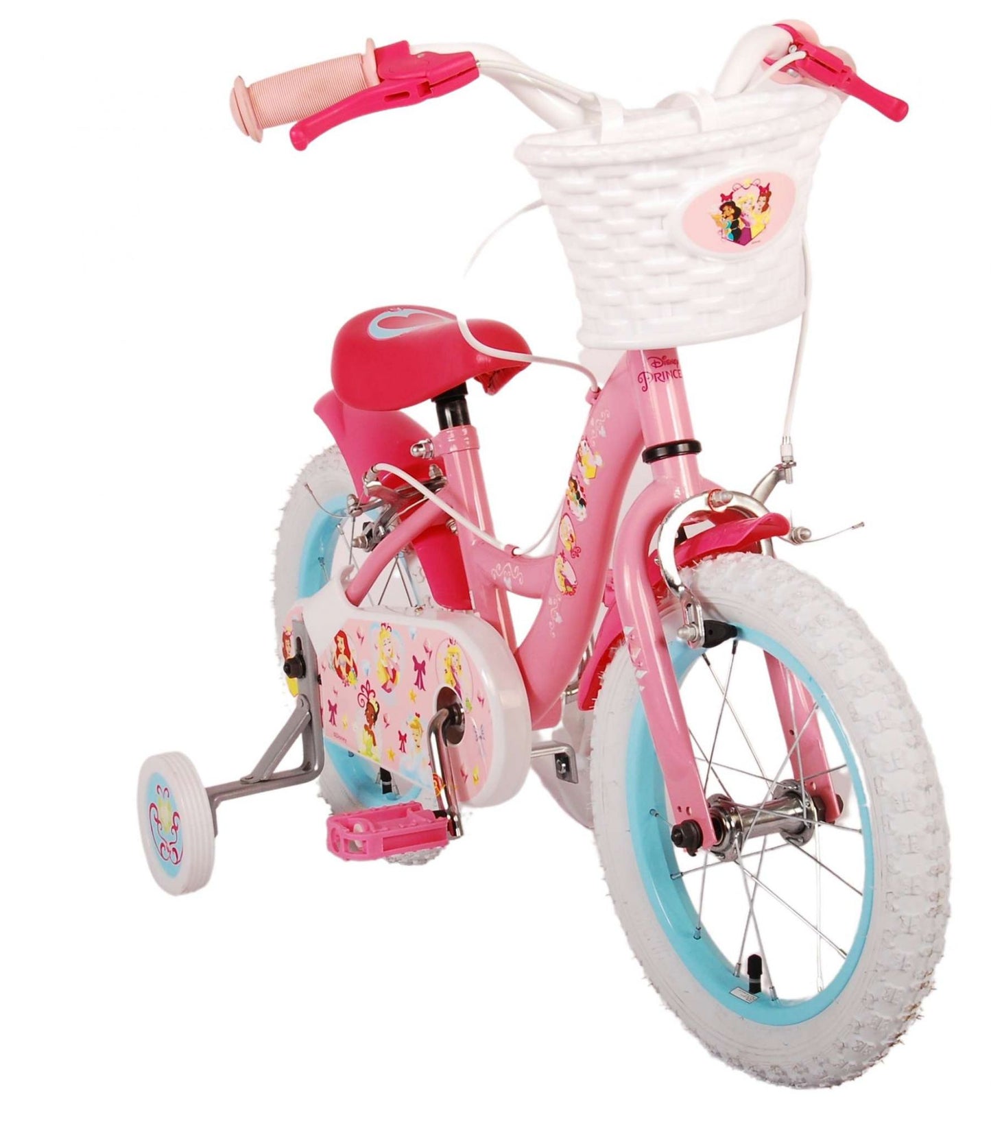 Disney Princess Kinderfiets - Meisjes - 14 inch - Roze - Twee handremmen