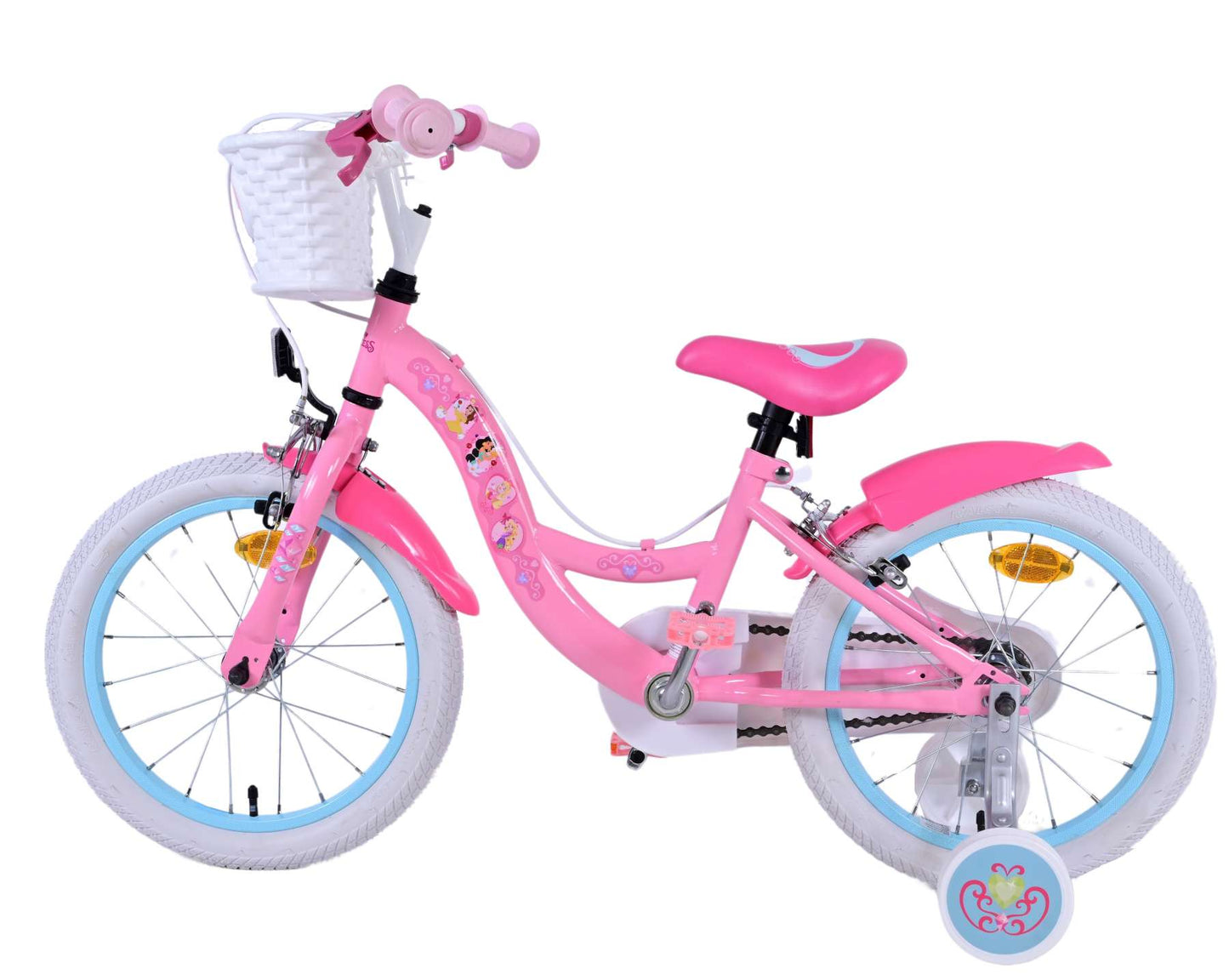 Disney Princess Kinderfiets - Meisjes - 16 inch - Roze - Twee Handremmen