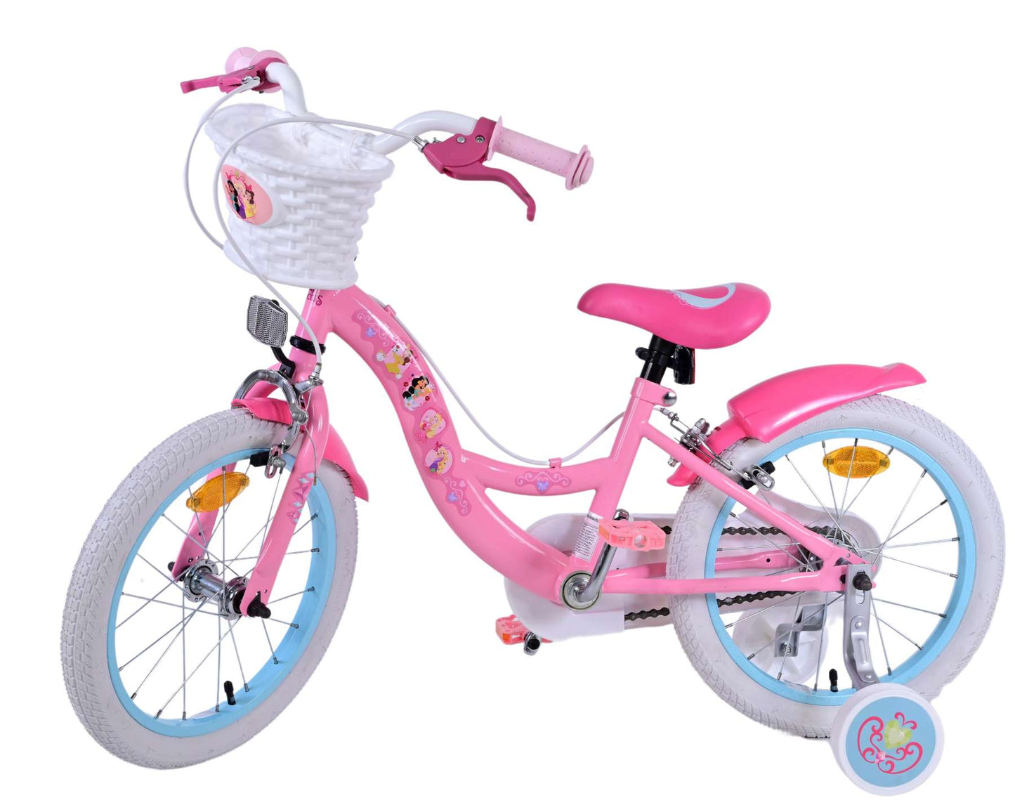 Disney Princess Kinderfiets - Meisjes - 16 inch - Roze - Twee Handremmen