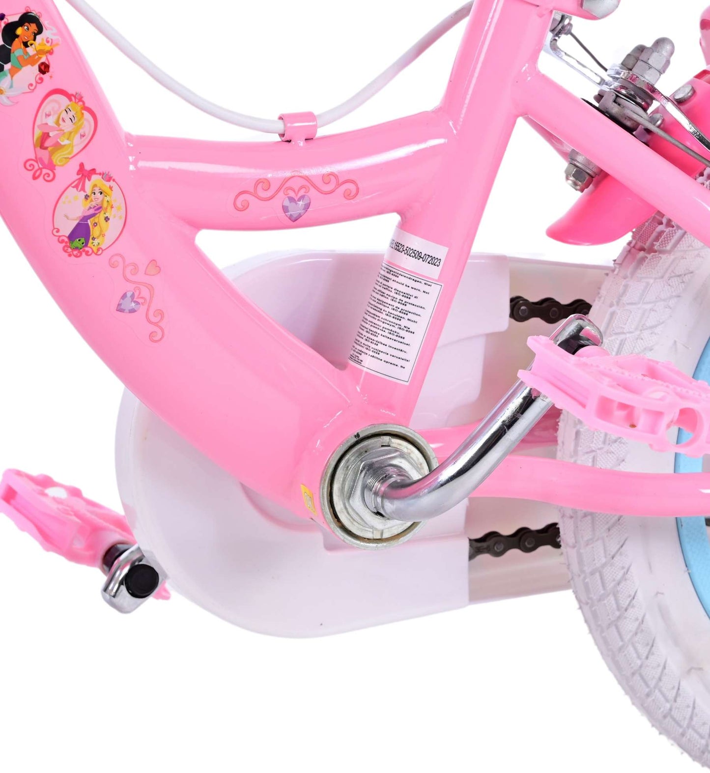 Disney Princess Kinderfiets - Meisjes - 12 inch - Roze - Twee Handremmen