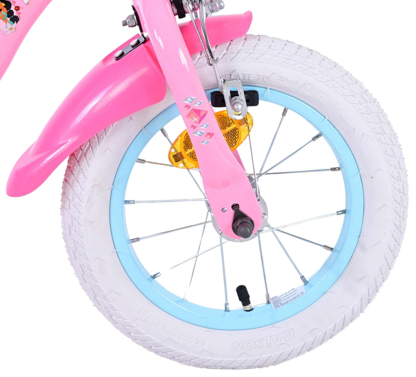 Disney Princess Kinderfiets - Meisjes - 12 inch - Roze - Twee Handremmen