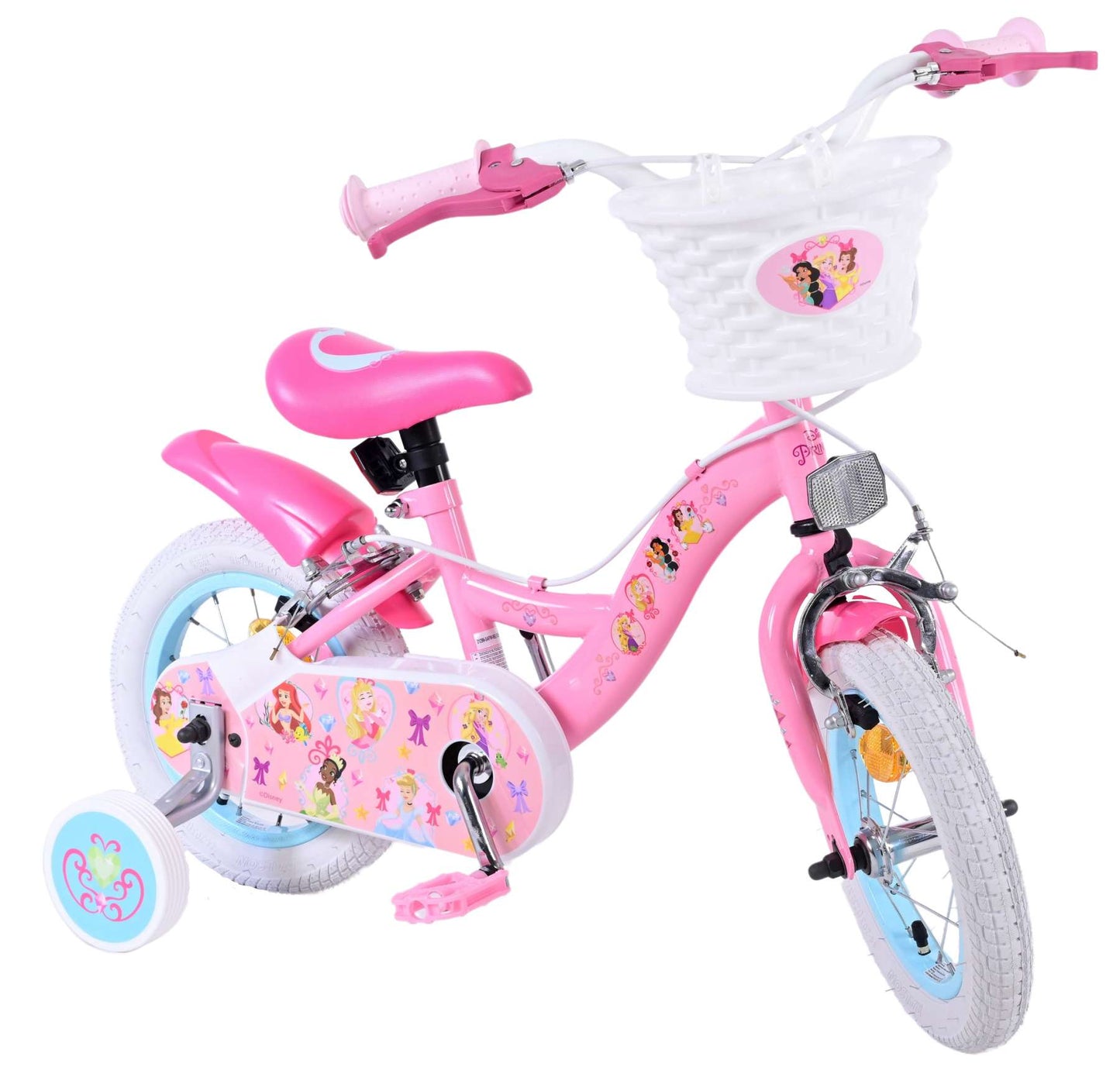 Disney Princess Kinderfiets - Meisjes - 12 inch - Roze - Twee Handremmen