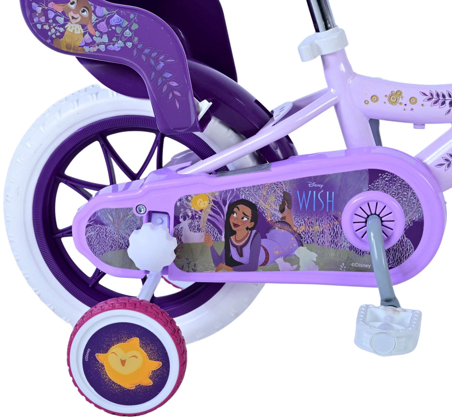 Disney Wish Kinderfiets - Meisjes - 12 inch - Paars