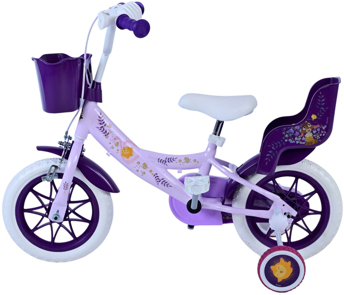 Disney Wish Kinderfiets - Meisjes - 12 inch - Paars