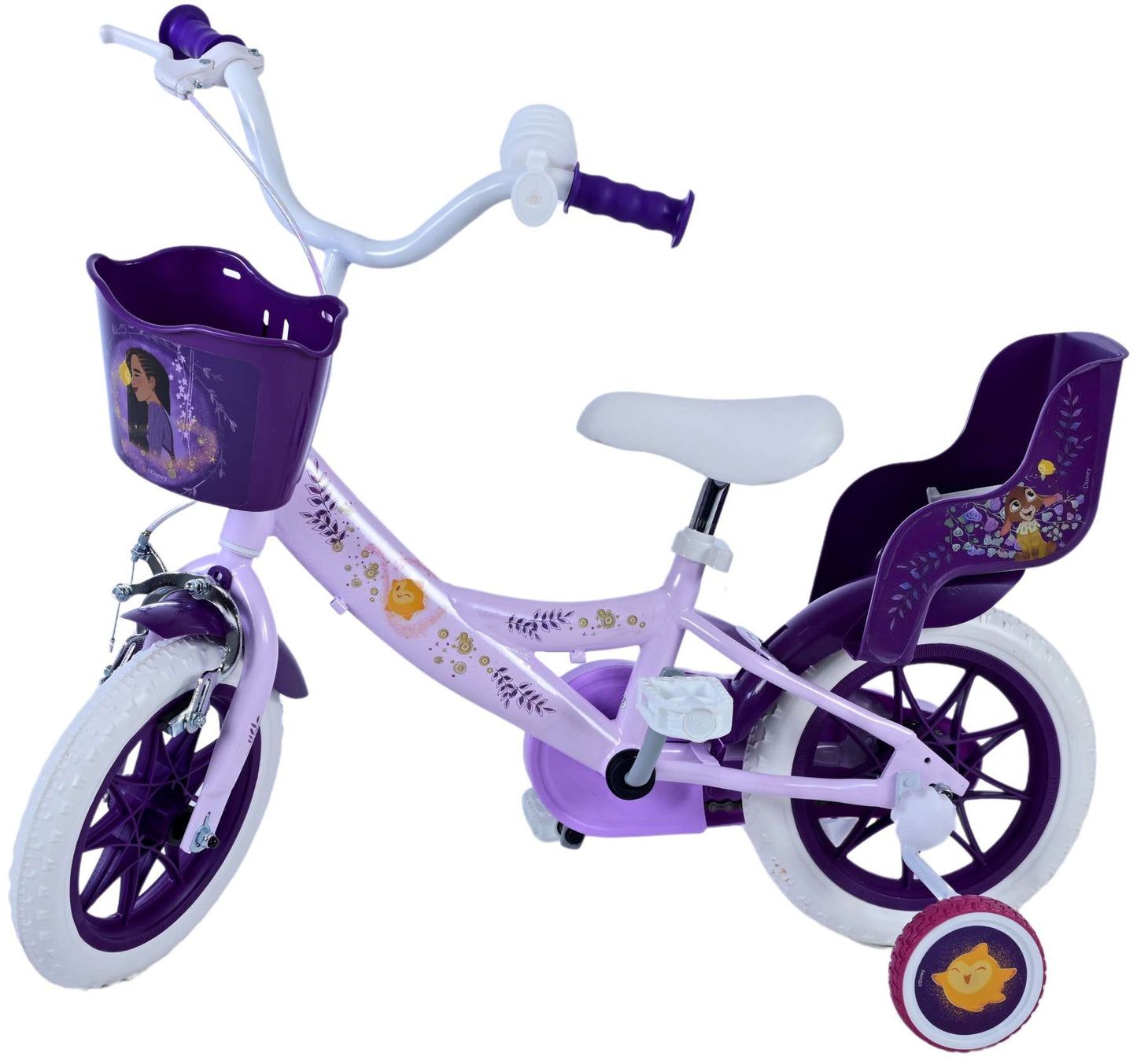 Disney Wish Kinderfiets - Meisjes - 12 inch - Paars