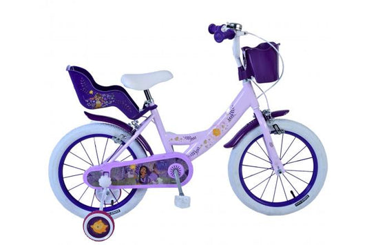 Disney Wish Kinderfiets - Meisjes - 16 inch - Paars - Twee handremmen