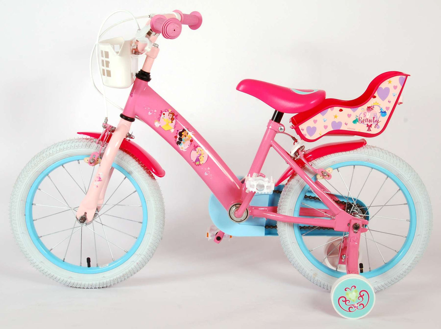 Disney Princess Kinderfiets - Meisjes - 16 inch - Roze - Twee Handremmen