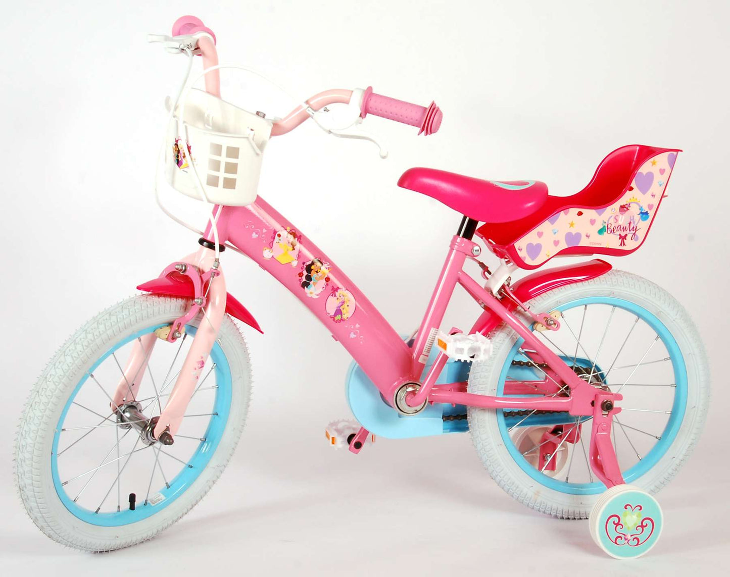 Disney Princess Kinderfiets - Meisjes - 16 inch - Roze - Twee Handremmen