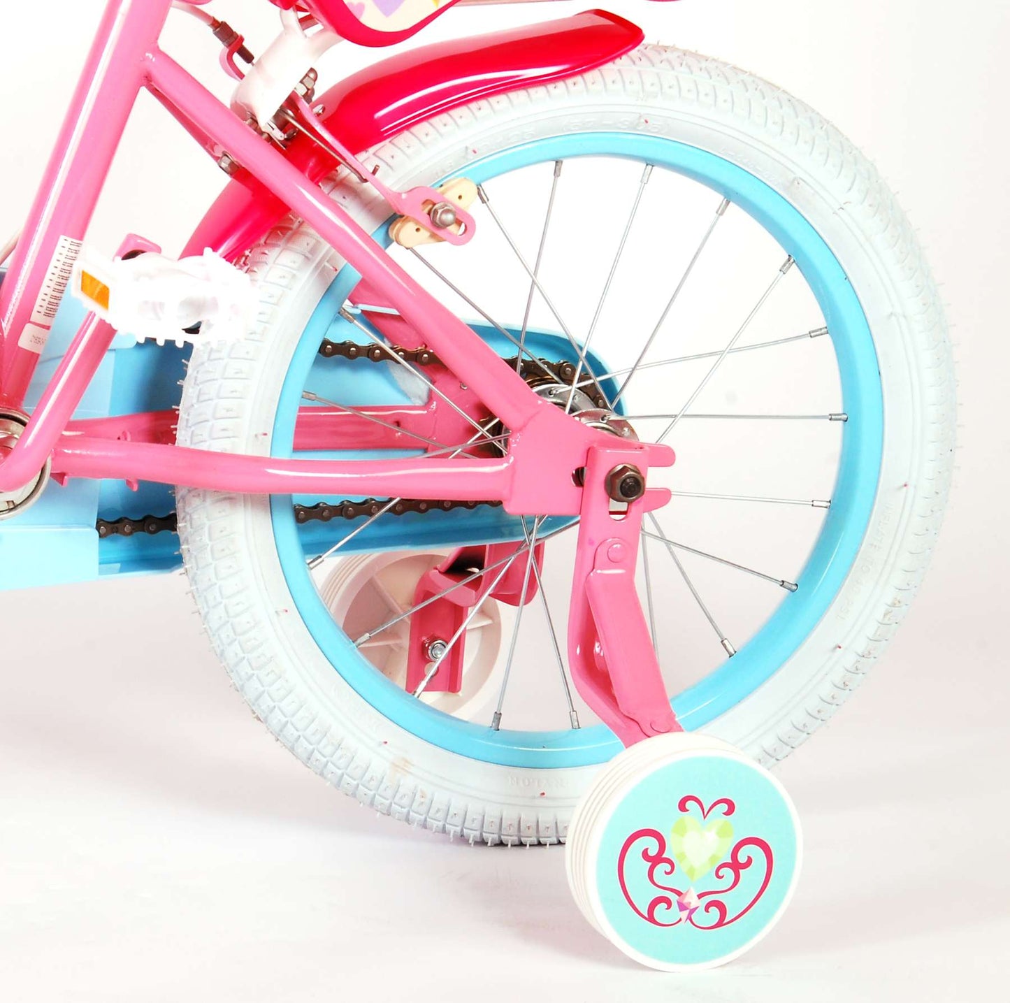 Disney Princess Kinderfiets - Meisjes - 16 inch - Roze - Twee Handremmen