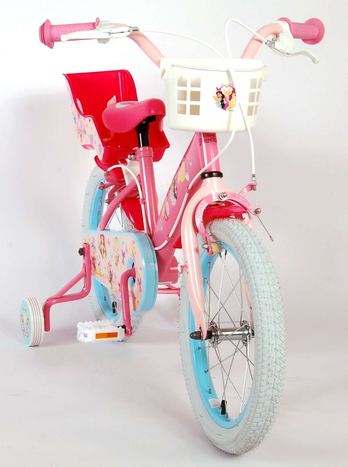 Disney Princess Kinderfiets - Meisjes - 16 inch - Roze - Twee Handremmen