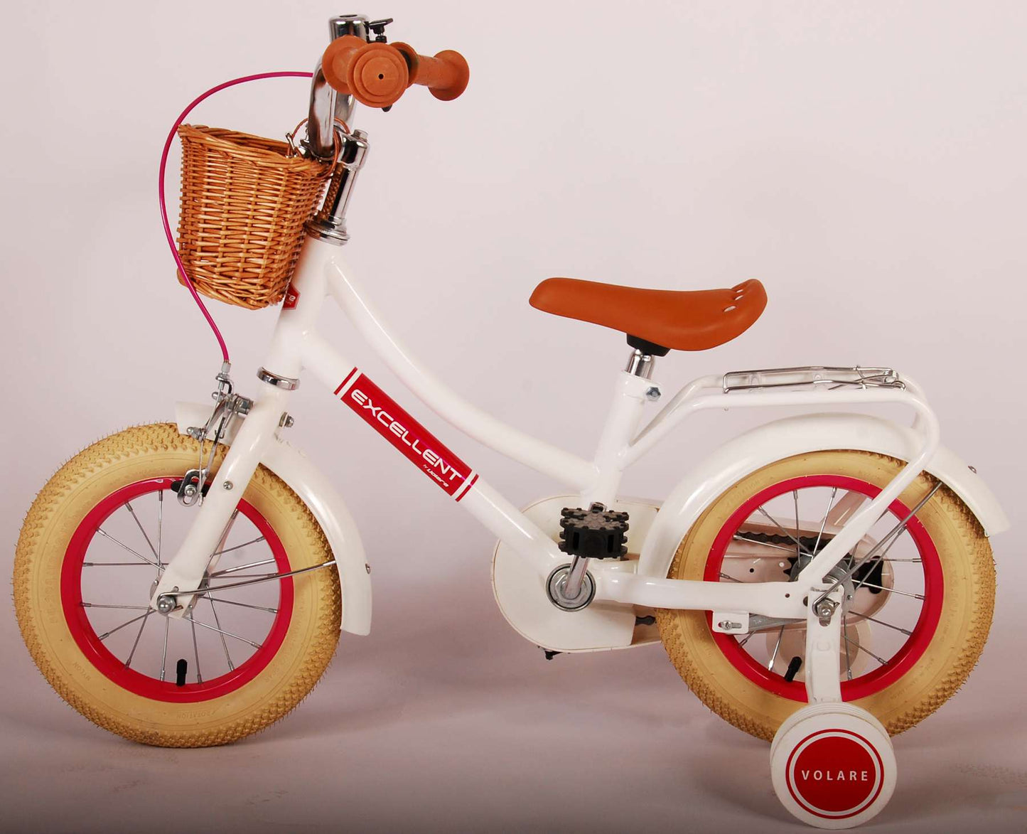 Volare Excellent Kinderfiets - Meisjes - 12 inch - Wit