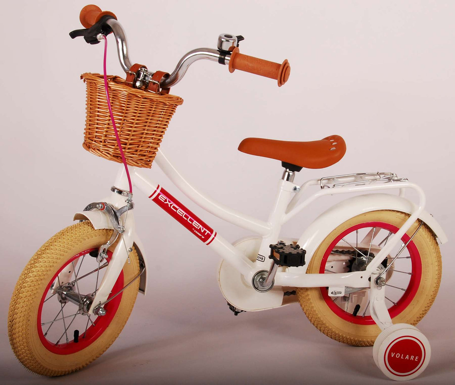 Volare Excellent Kinderfiets - Meisjes - 12 inch - Wit