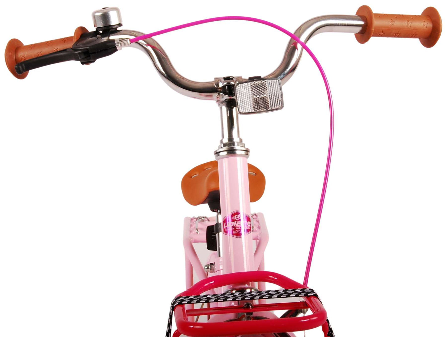 Volare Excellent Kinderfiets - Meisjes - 16 inch - Roze - 95% afgemonteerd