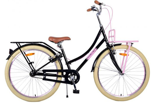 Volare Excellent Kinderfiets - Meisjes - 26 inch - Zwart - Twee handremmen