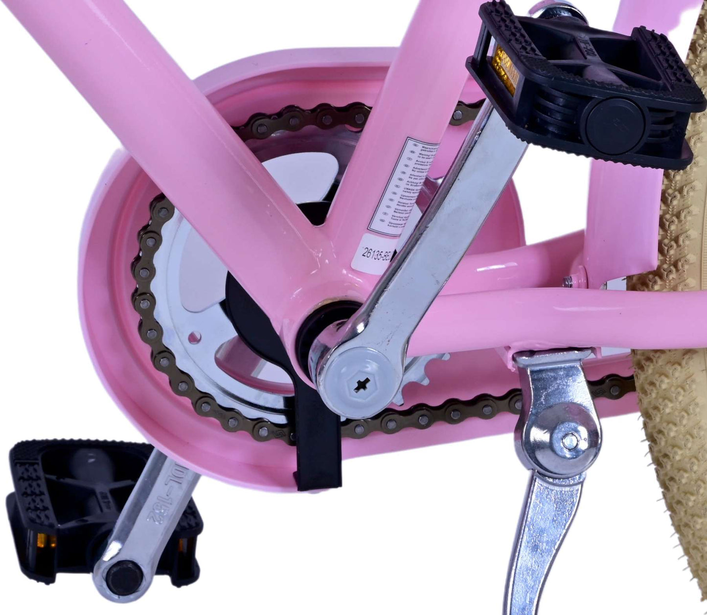 Volare Excellent Kinderfiets - Meisjes - 26 inch - Roze - Twee handremmen