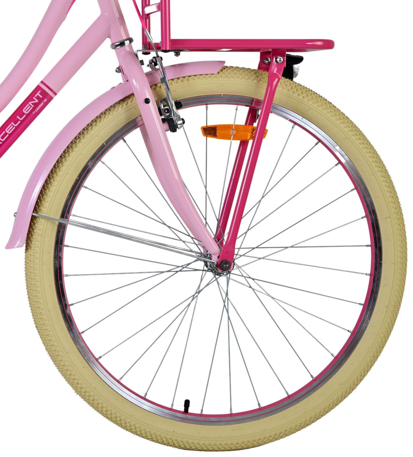 Volare Excellent Kinderfiets - Meisjes - 26 inch - Roze - Twee handremmen