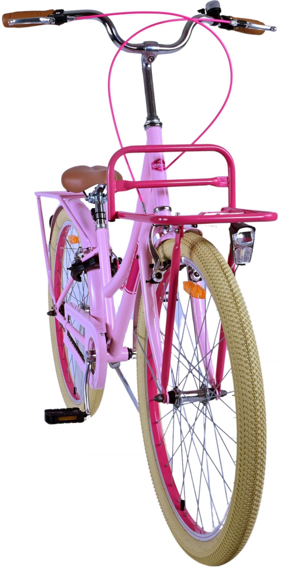 Volare Excellent Kinderfiets - Meisjes - 26 inch - Roze - Twee handremmen