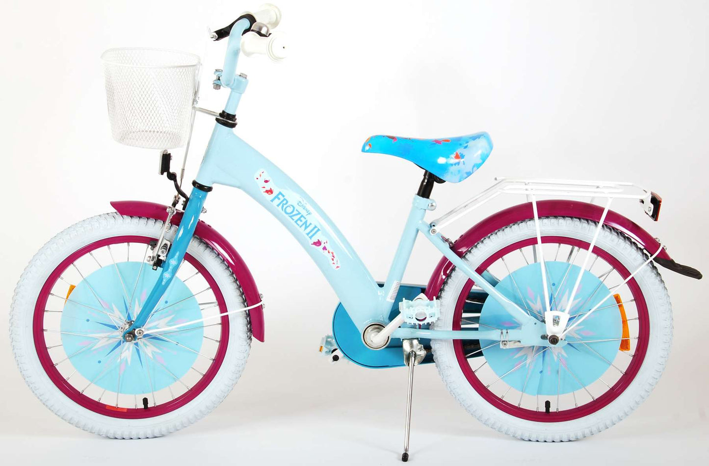 Disney Frozen 2 Kinderfiets - Meisjes - 18 inch - Blauw/Paars