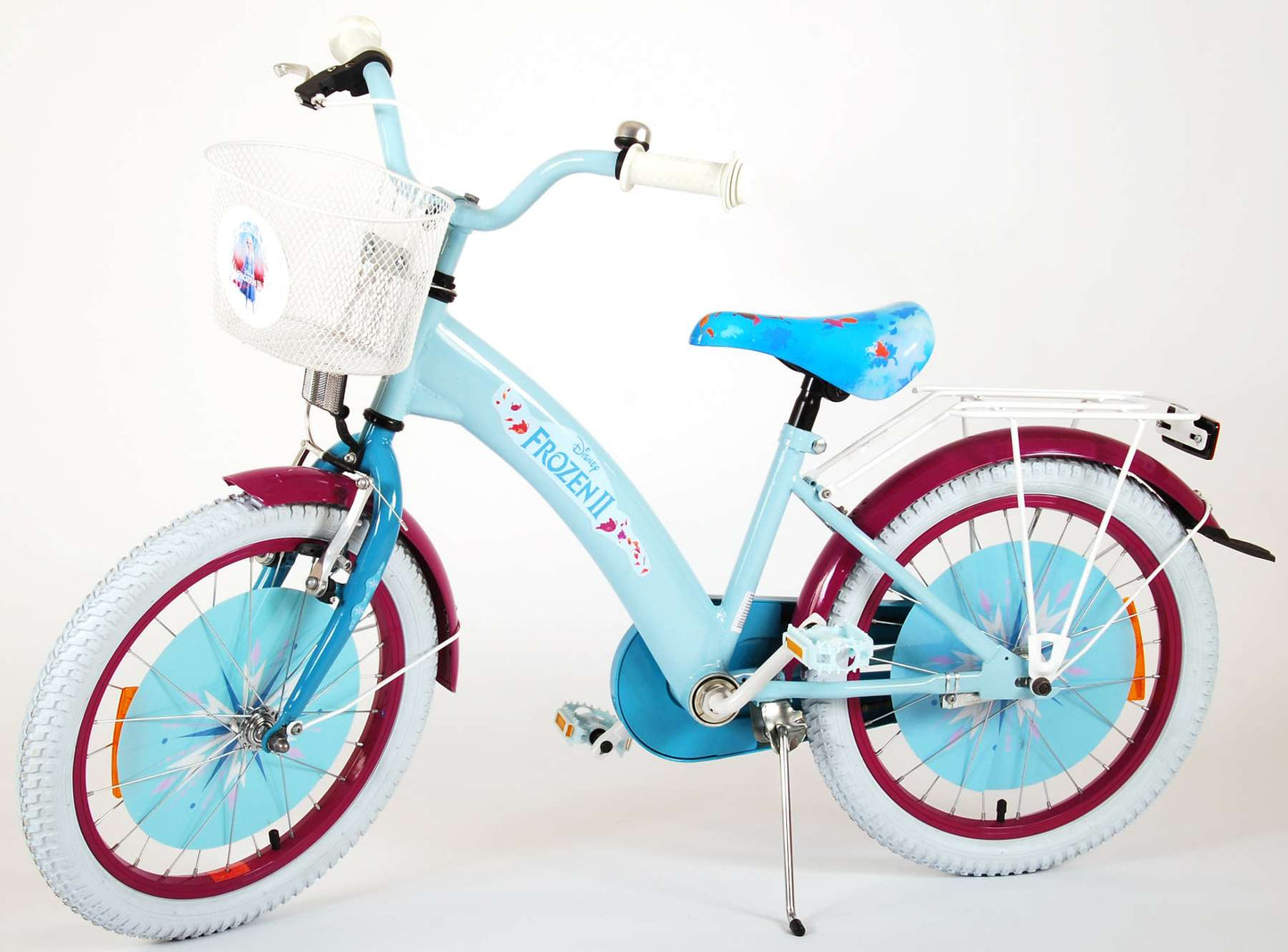 Disney Frozen 2 Kinderfiets - Meisjes - 18 inch - Blauw/Paars