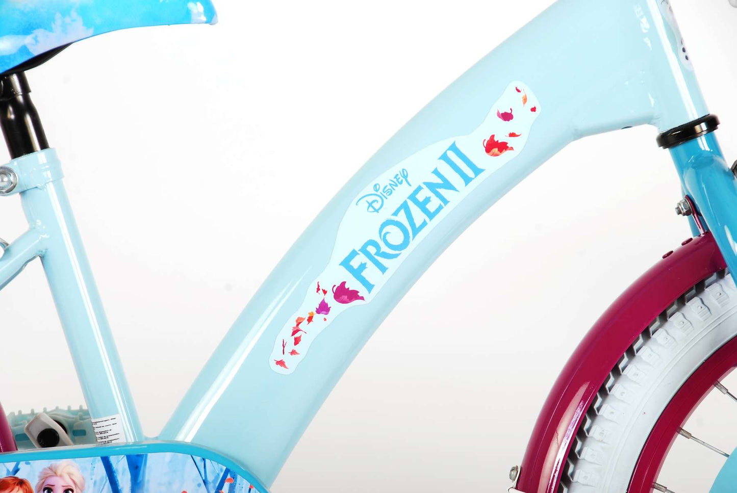 Disney Frozen 2 Kinderfiets - Meisjes - 18 inch - Blauw/Paars