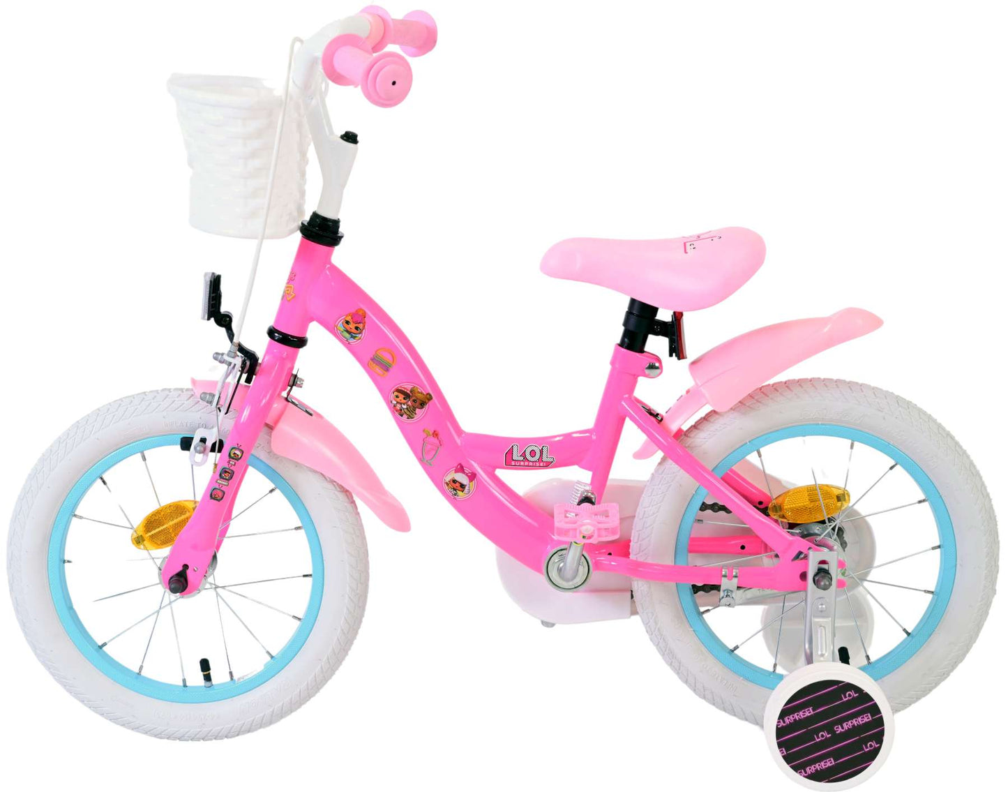 LOL Surprise Kinderfiets - Meisjes - 14 inch - Roze