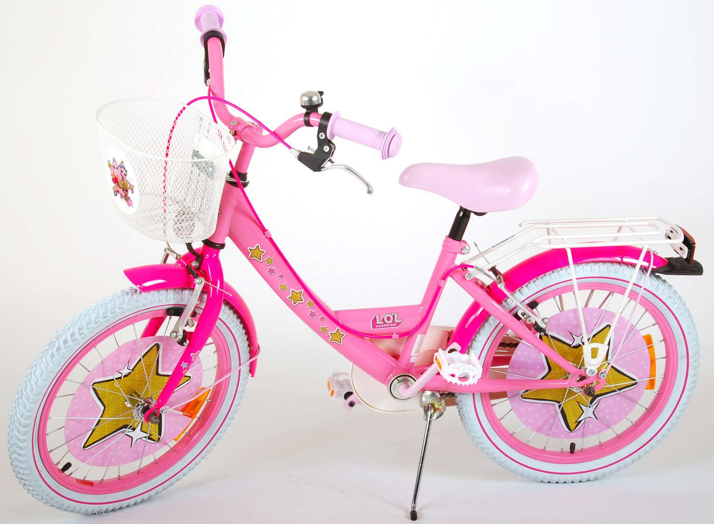 LOL Surprise Kinderfiets - Meisjes - 18 inch - Roze - twee handremmen