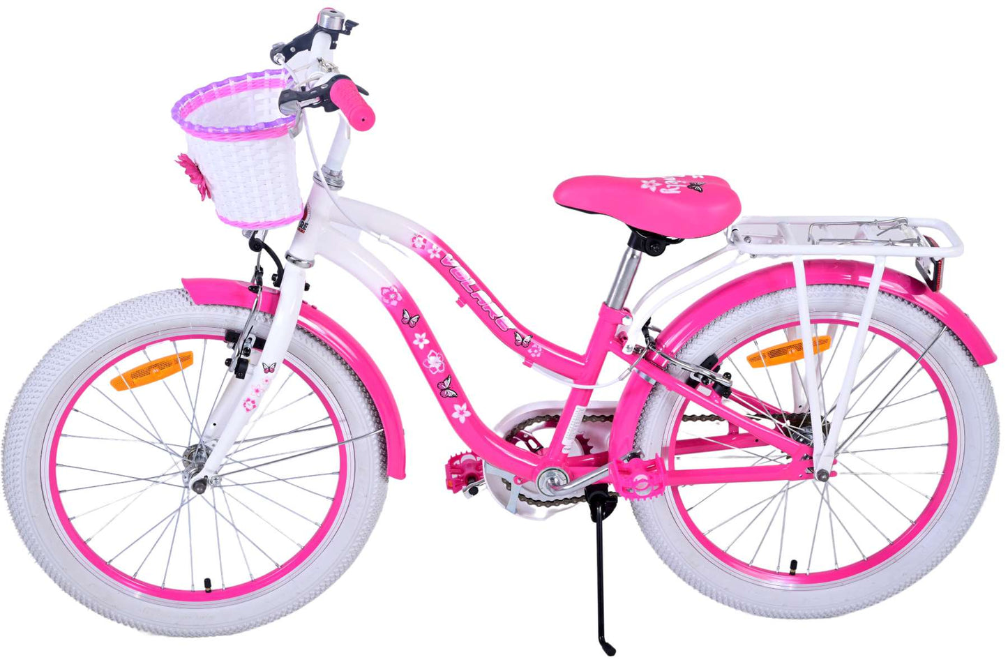 Volare Lovely Kinderfiets - Meisjes - 20 inch - Roze - Twee handremmen