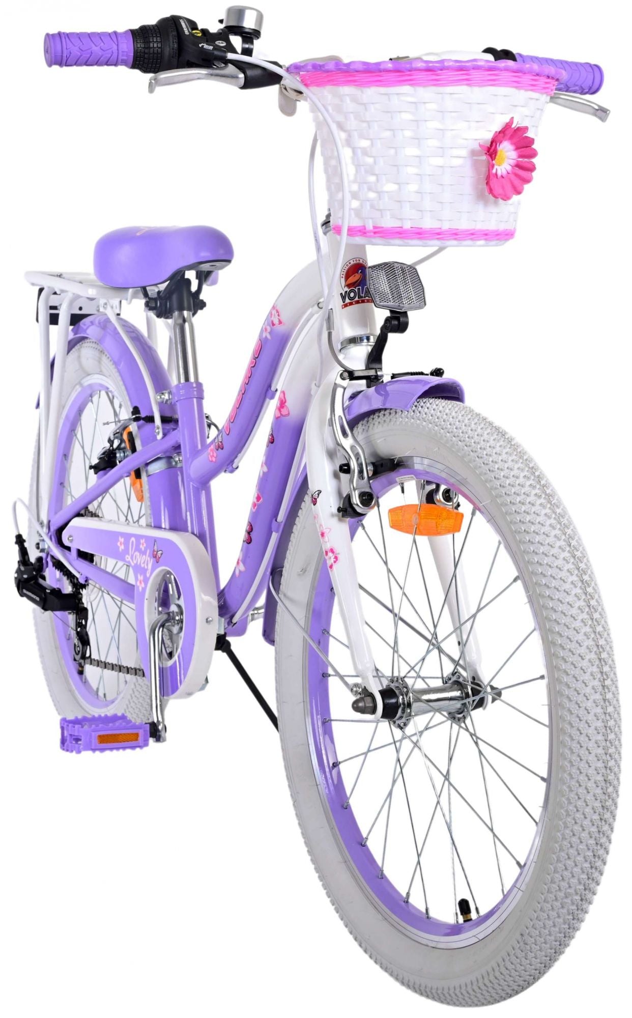 Volare Lovely Kinderfiets - Meisjes - 20 inch - Paars - 7 versnellingen