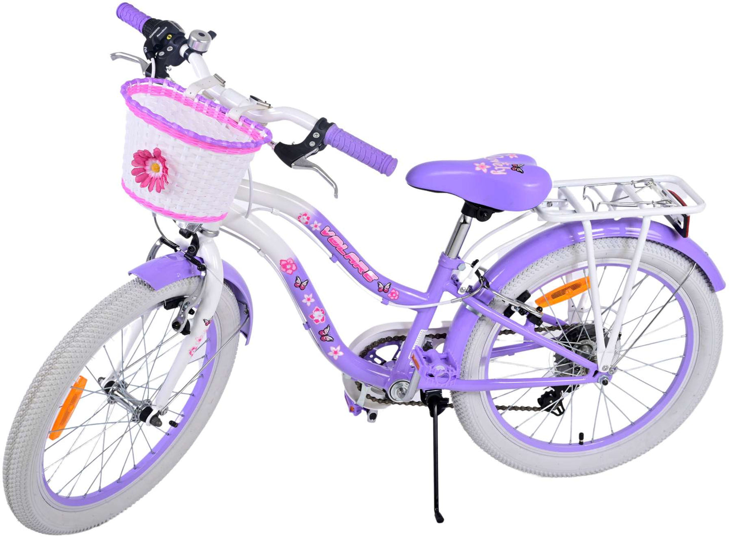 Volare Lovely Kinderfiets - Meisjes - 20 inch - Paars - 7 versnellingen