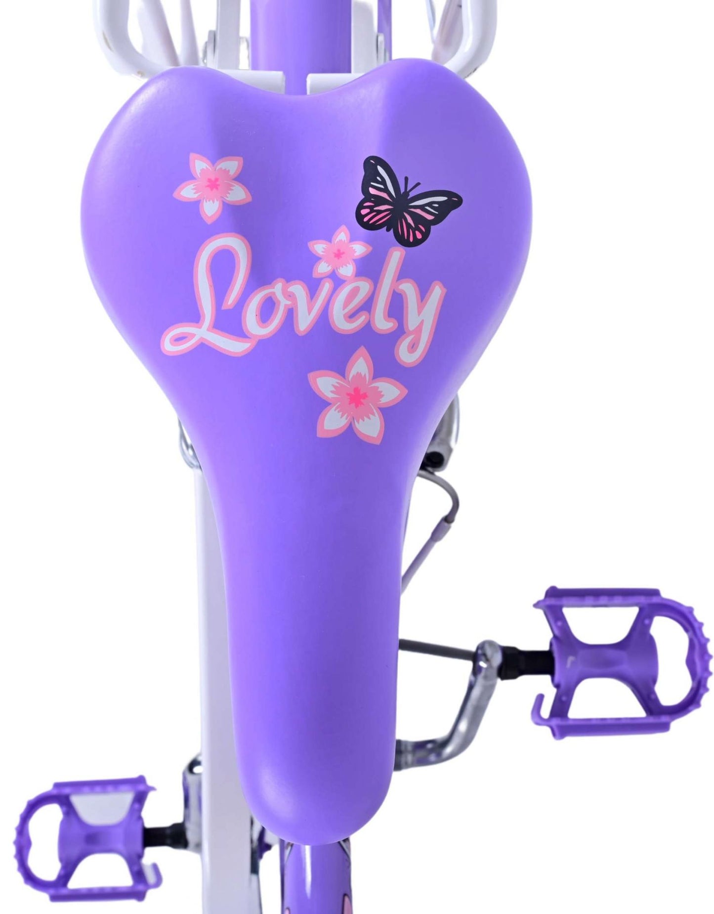 Volare Lovely Kinderfiets - Meisjes - 20 inch - Paars - Twee handremmen