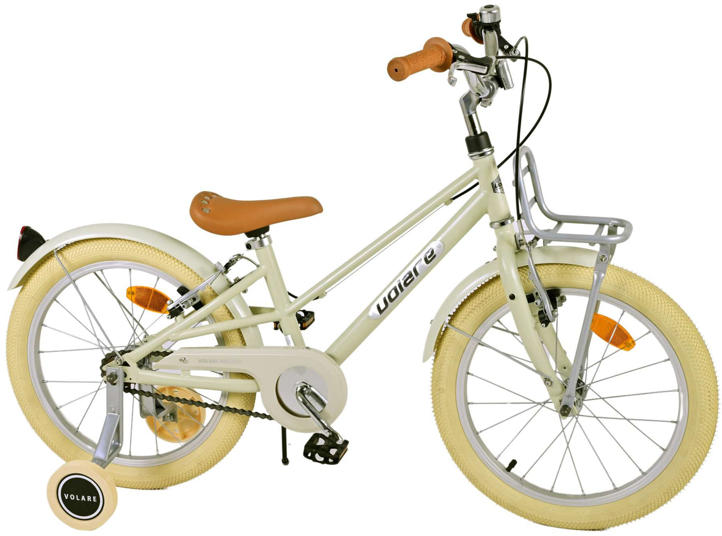 Volare Melody Kinderfiets - Meisjes - 18 inch - Zand - Twee handremmen