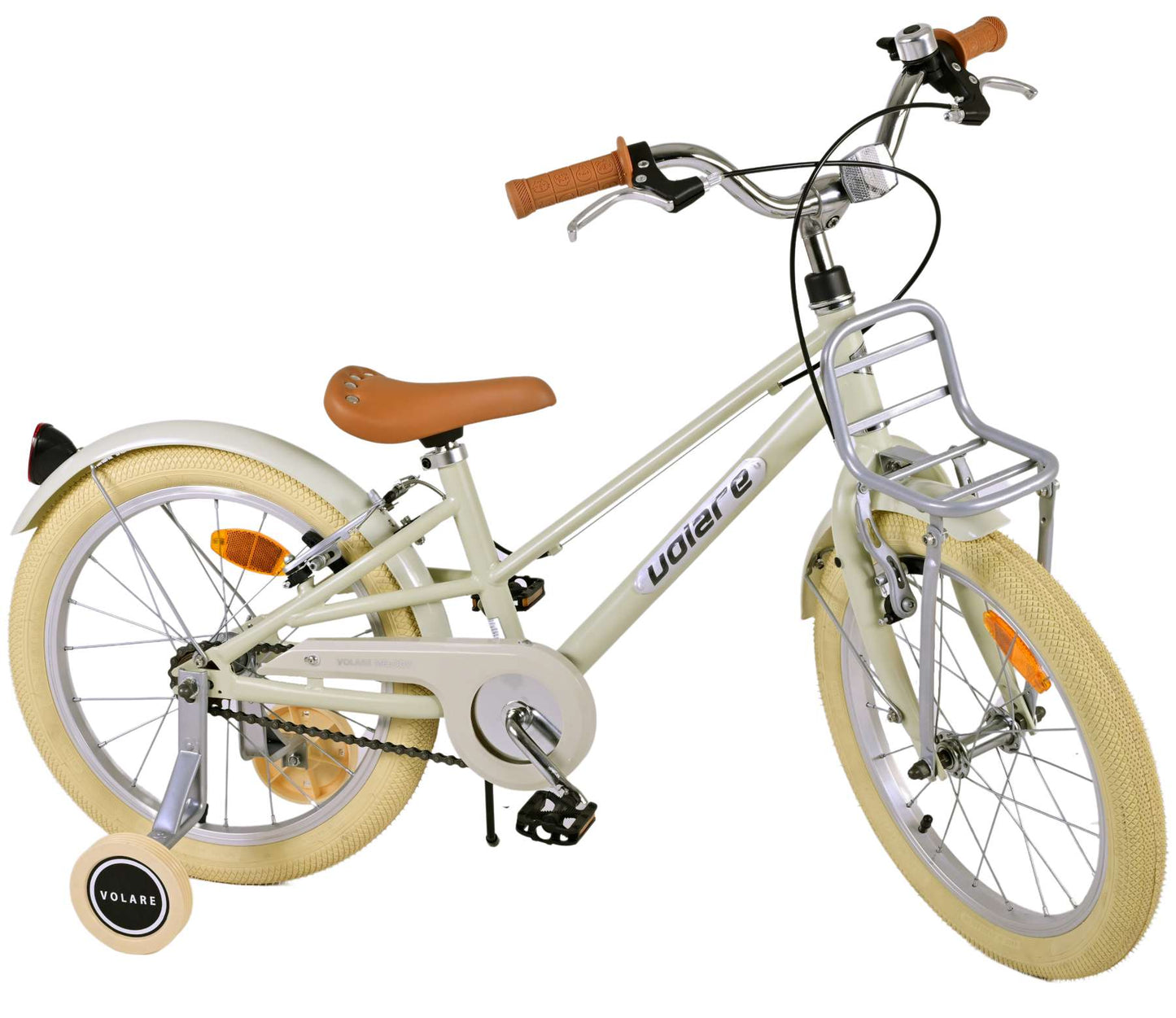 Volare Melody Kinderfiets - Meisjes - 18 inch - Zand - Twee handremmen