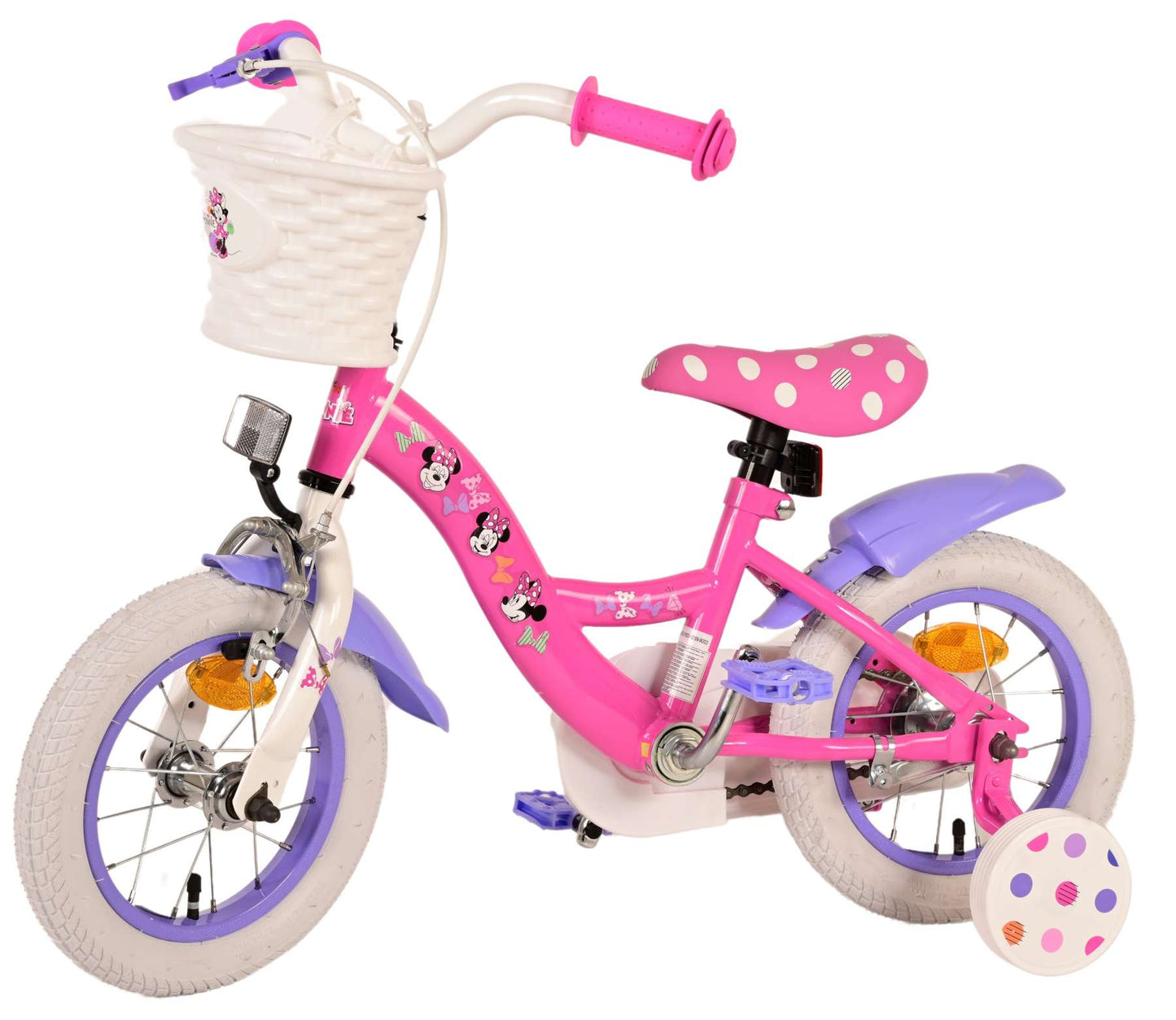 Minnie Cutest Ever! Kinderfiets - Meisjes - 12 inch - Roze