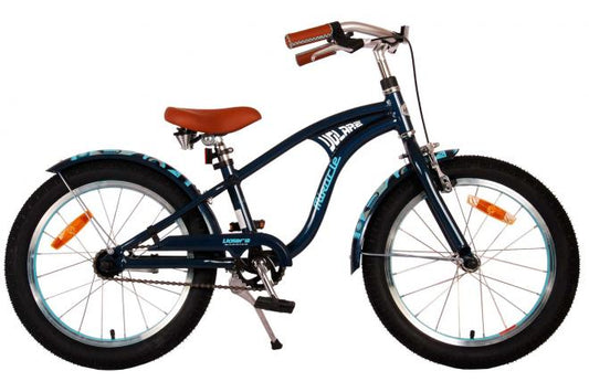 Volare Miracle Cruiser Kinderfiets - Jongens - 18 inch - Mat Blauw - Prime Collection