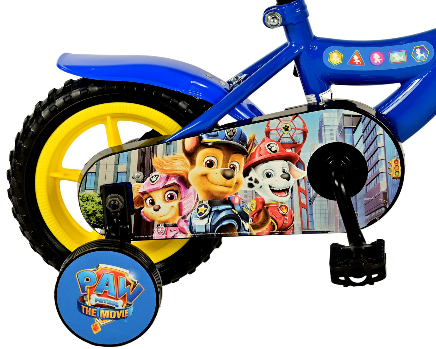 Paw Patrol the Movie Kinderfiets - Jongens - 10 inch - Blauw - Doortrapper